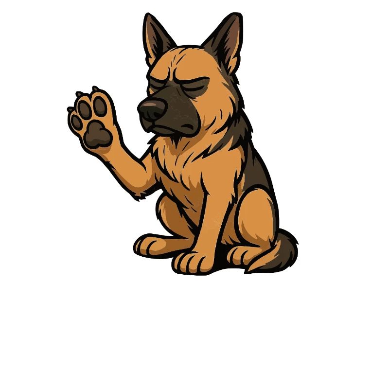 Sprich mit der Pfote Deutscher Schäferhund DSH