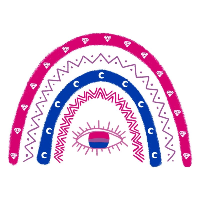 Bisexualité Drapeau Rainbow Bi Pride