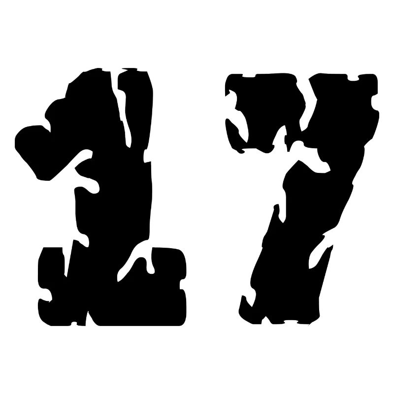 Maillot 17 numéro