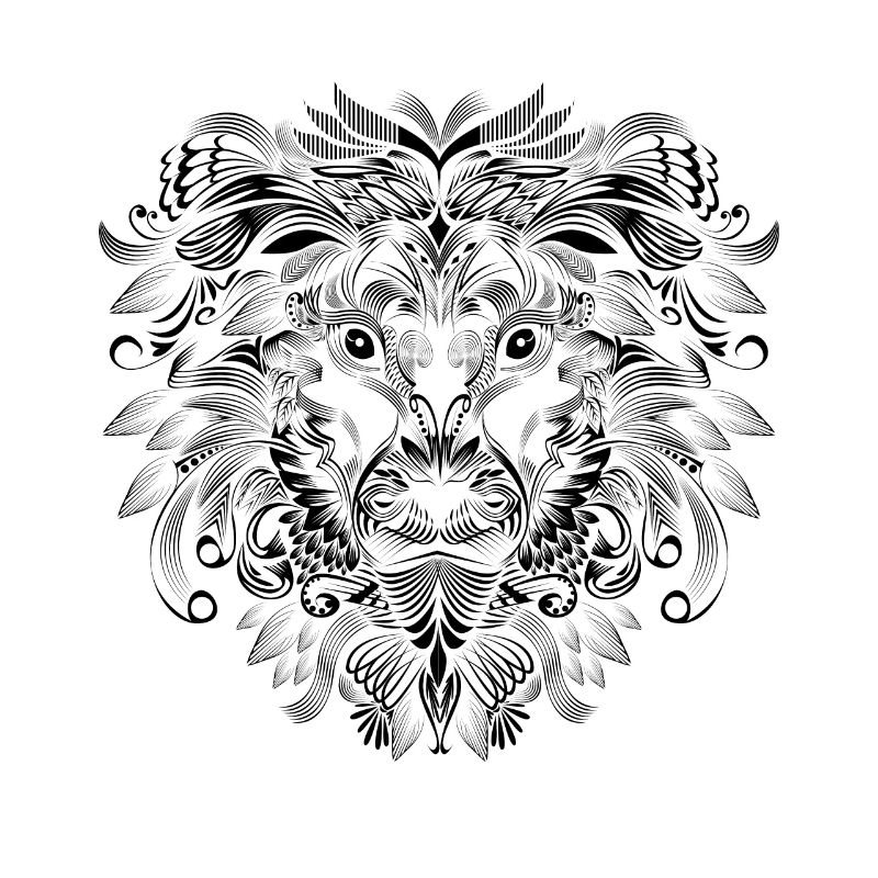 lion mandala