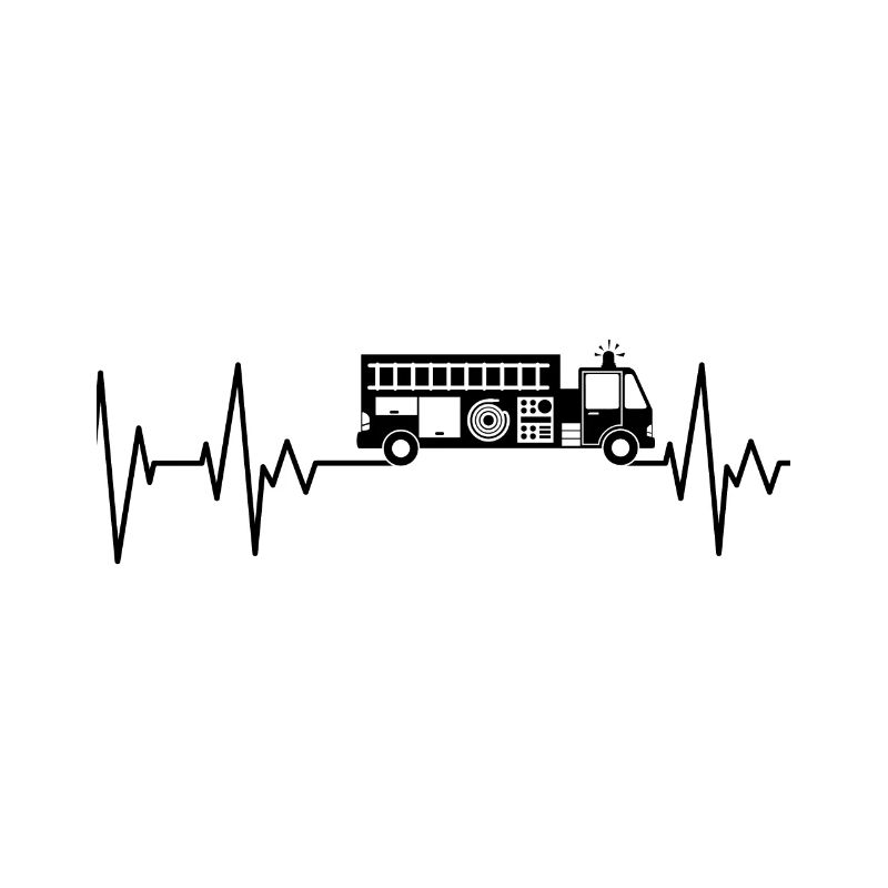 Camion de pompier EKG Fire Department Firefighter Savior