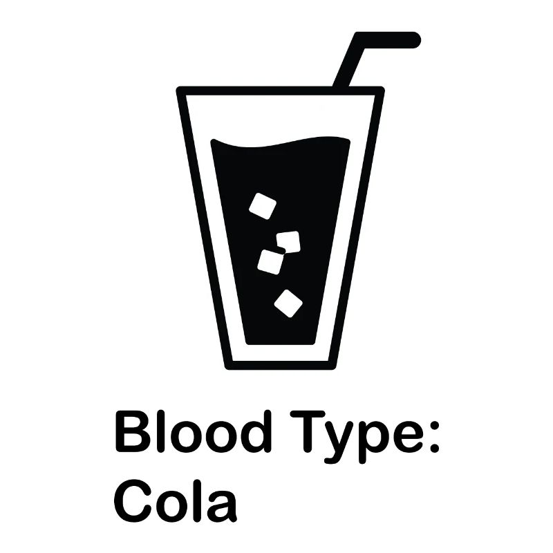 de sang; cola
