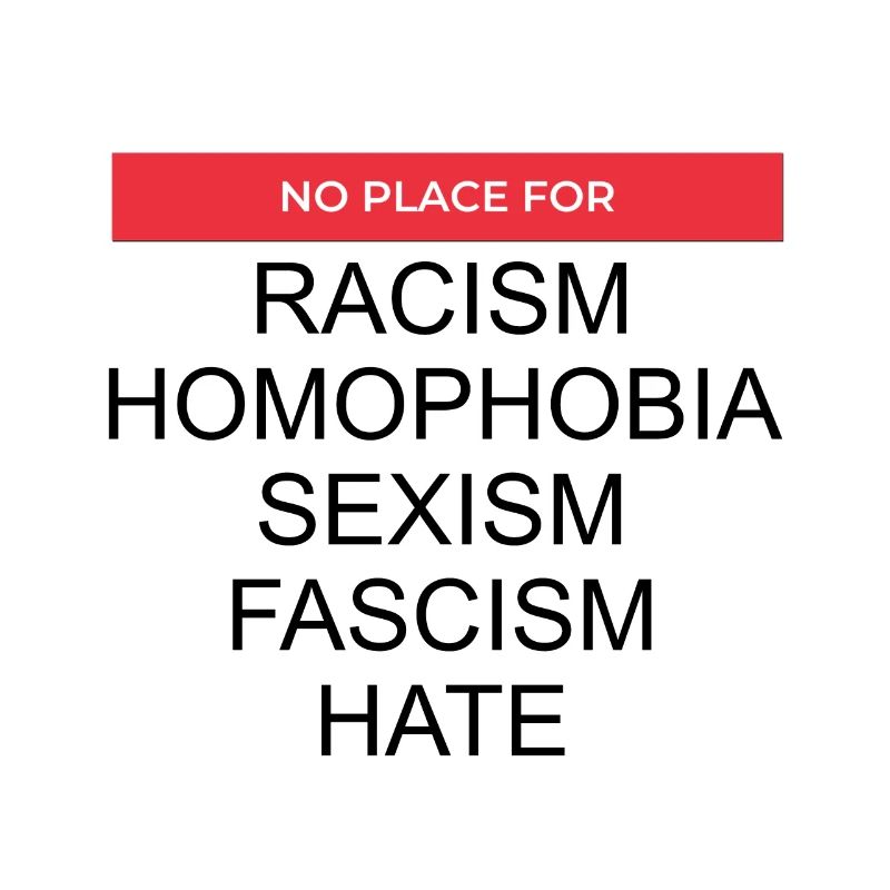 Pas de place pour le racisme