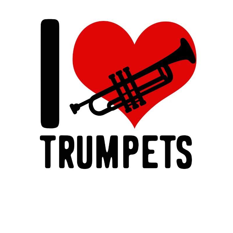 Trompete Trompeten Trompeter Herz
