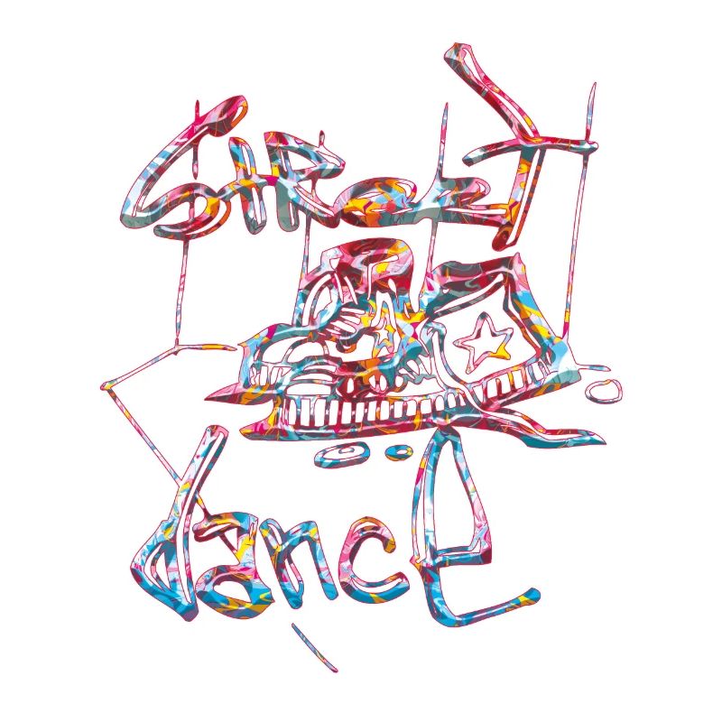 Graffiti-Stil Splash Hip Hop Farben Malfarbe