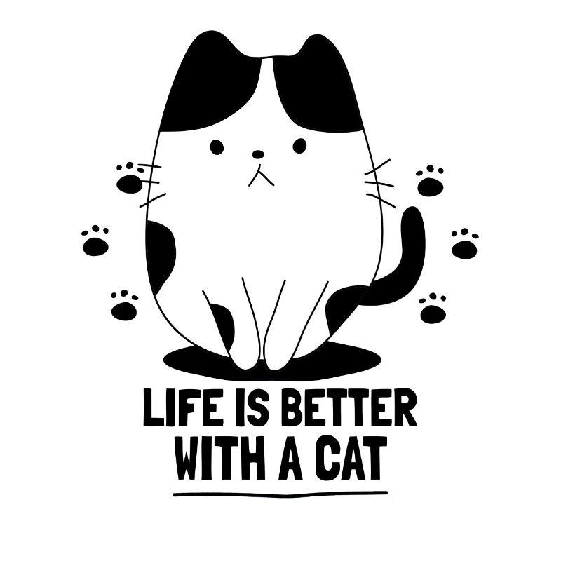 LIFE IS BETTER WITH A CAT