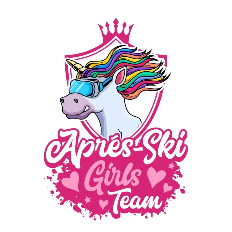 apres ski licorne équipe filles
