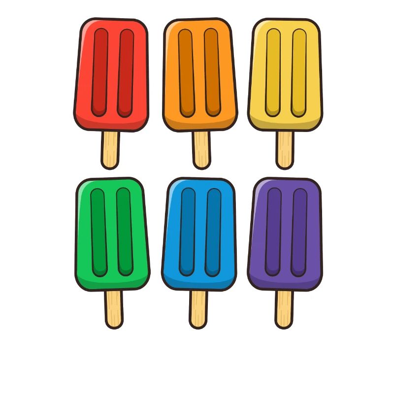 LGBT Flag Eis am Stiel 4. Juli Gay Subtle Pride