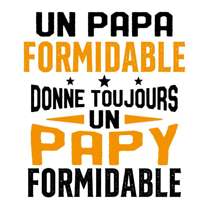 Un papa formidable donne Papy Cadeau formidable