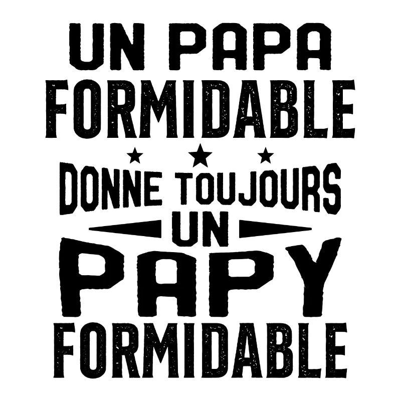 Un papa formidable donne Papy Cadeau formidable