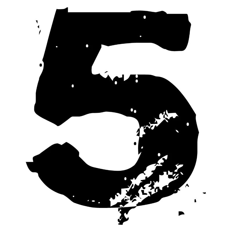 5 Number jersey