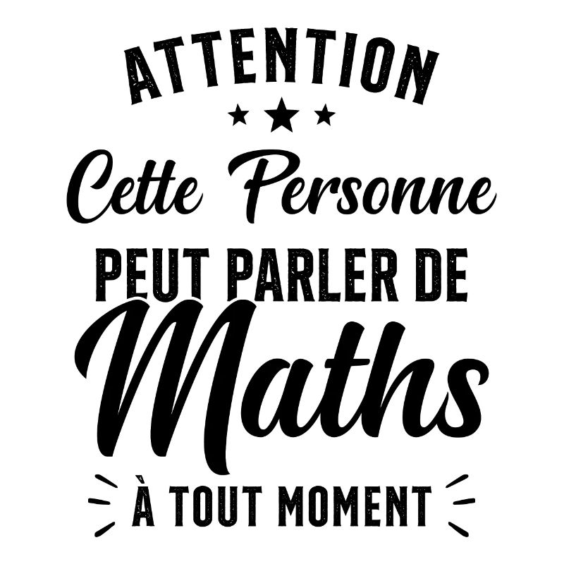 Prof de Maths Mathématique Cadeau Mathématicien