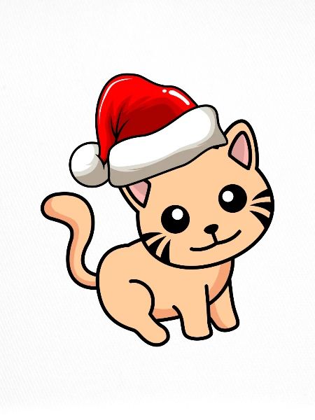 Cat Comic Christmas