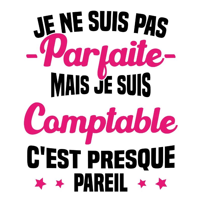Pas parfaite mais je suis Comptable Humour Cadeau