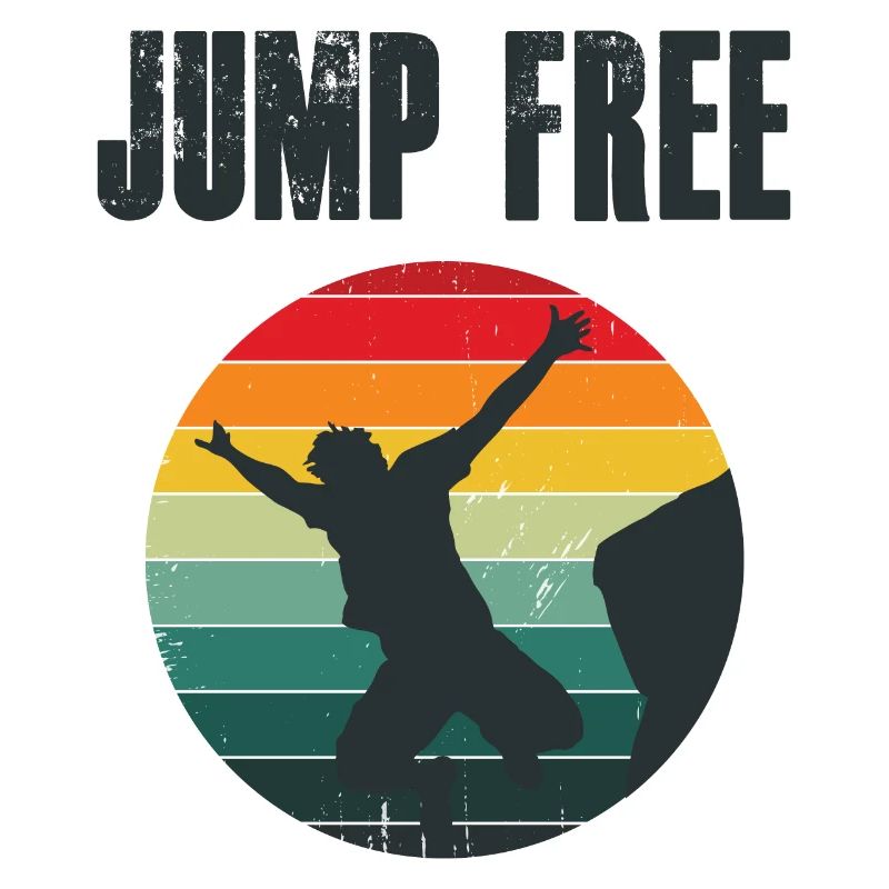 Retro Graphic Cliff Diver Cliff Diving Tombstoning