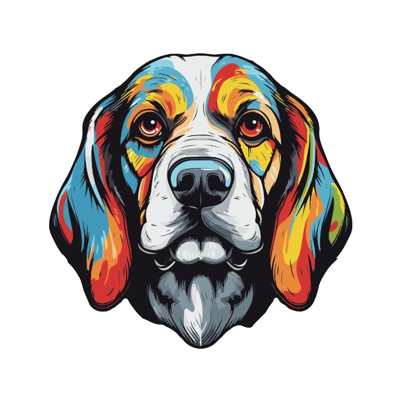 Portrait de chien Beagle