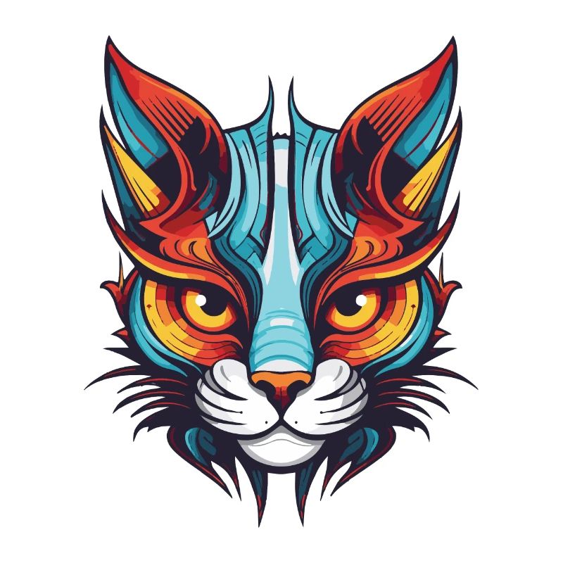 Katze Portrait Kopf