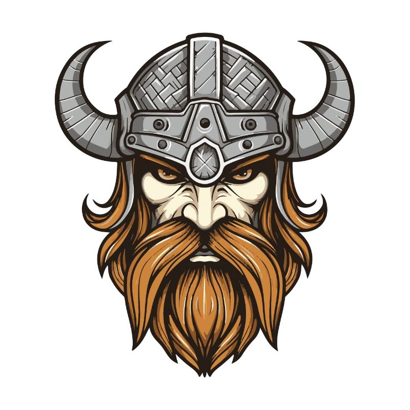 Wikinger Krieger Valhalla Kopf