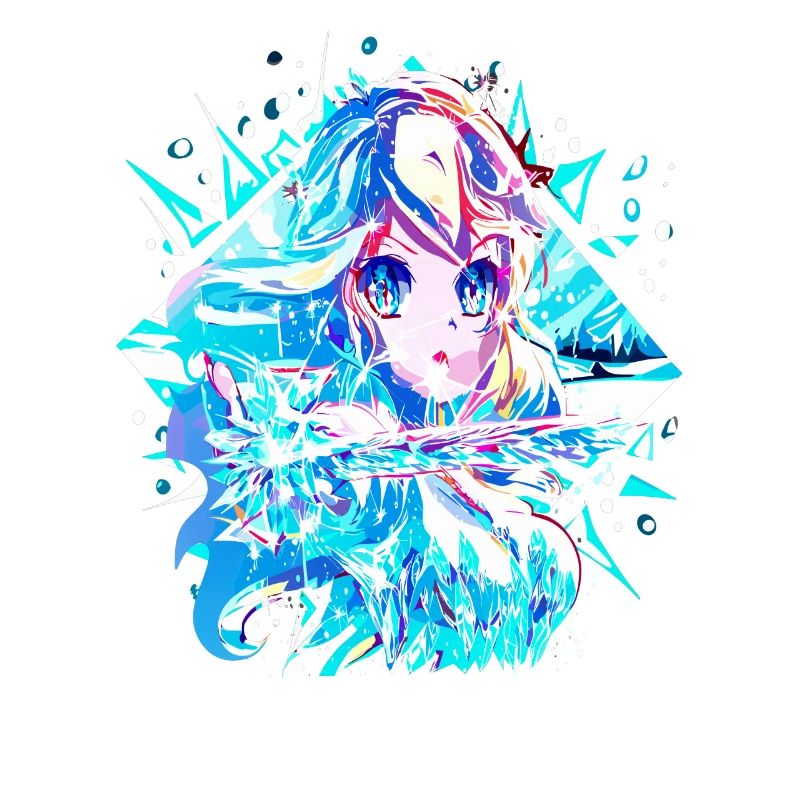 Anime Reine des neiges Princesse des glaces