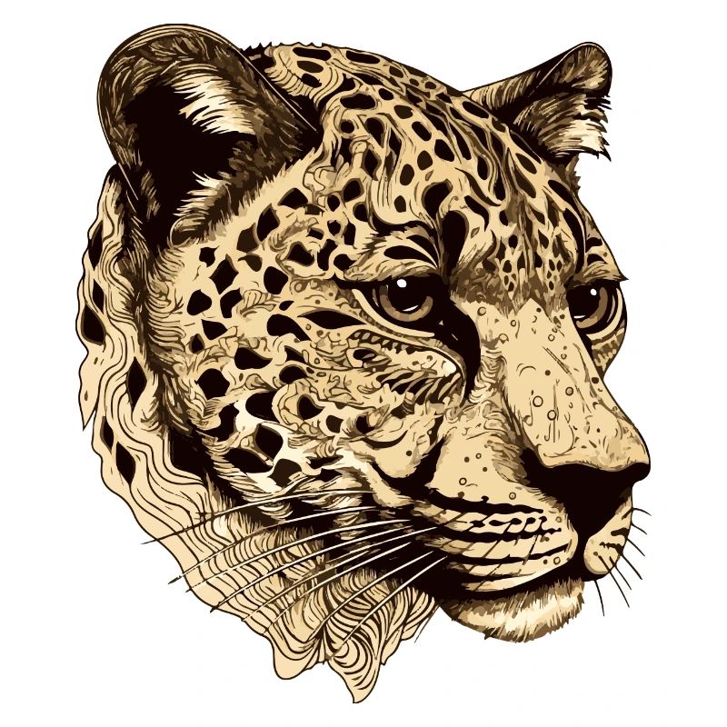 Gepard Kopf Tier