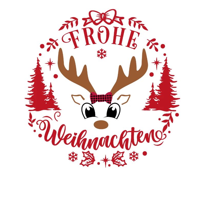 Frohe Weihnachten ein Elch Rentier