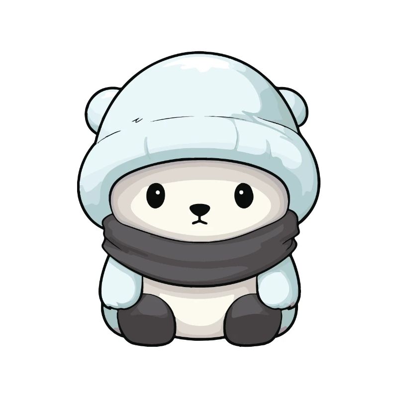 Polar Bear Winter Polar Bear Animal Comic