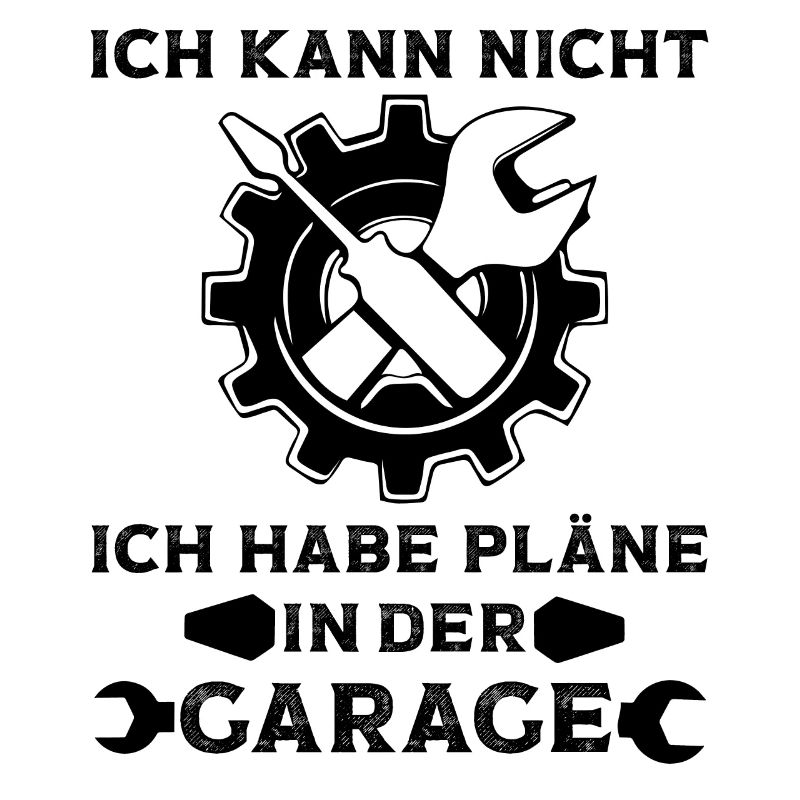 Ich kann nicht ich habe Pläne in der Garage Auto