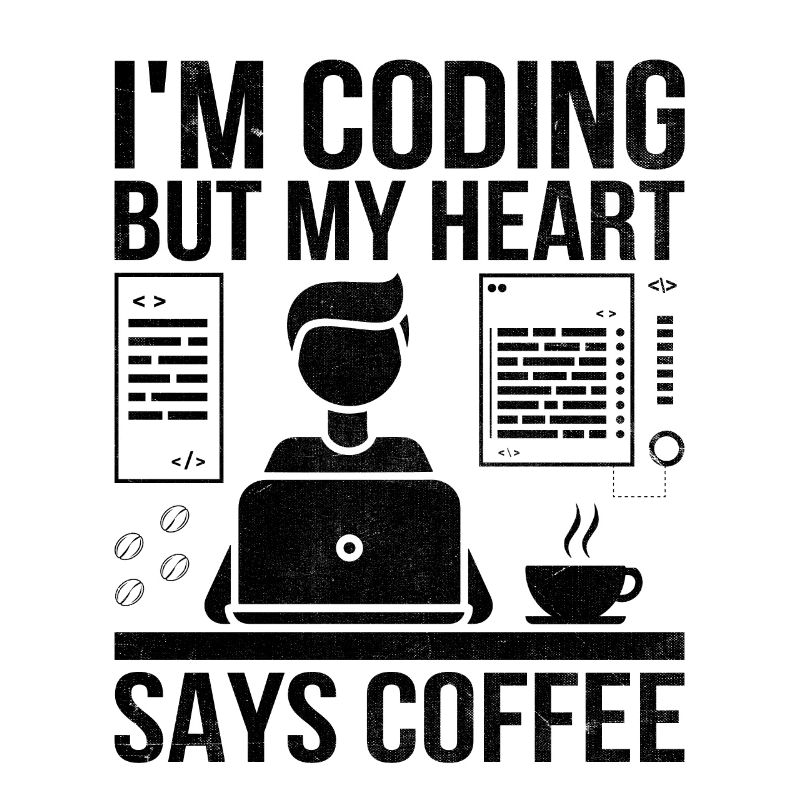 Café Codage Programmeur Codeur Développeur Nerd Coff