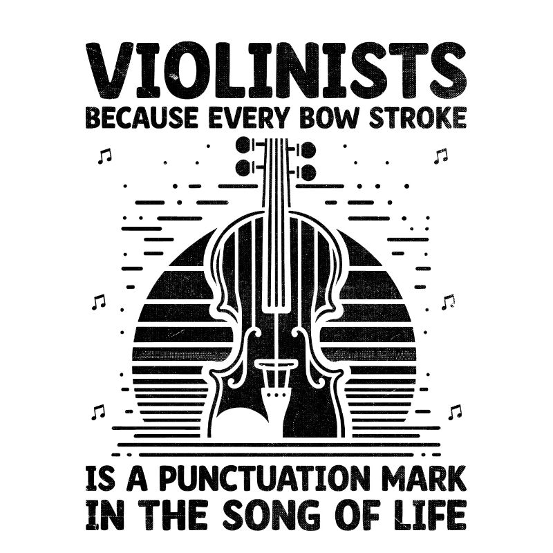 Violinists Because Every Bow Stroke Is A Punctuati