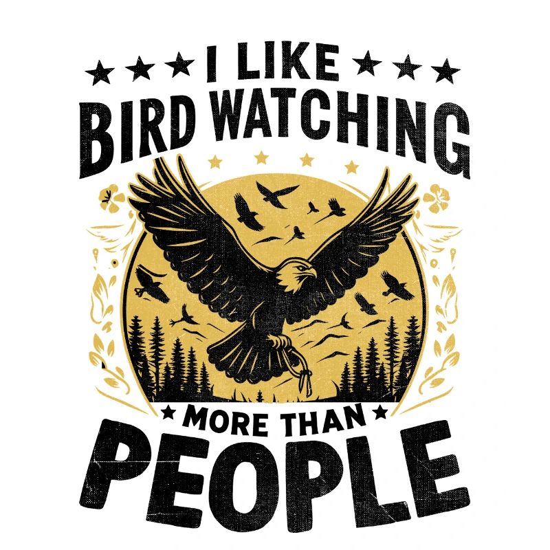 J’aime l’observation des oiseaux plus que les gens Birder