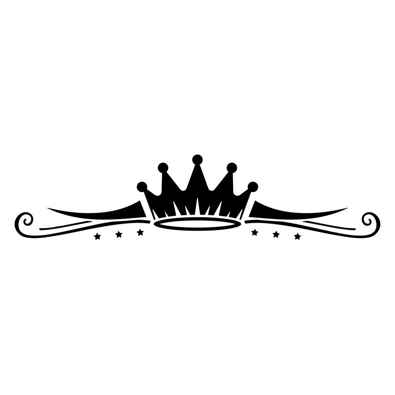 Ligne de symbole de couronne