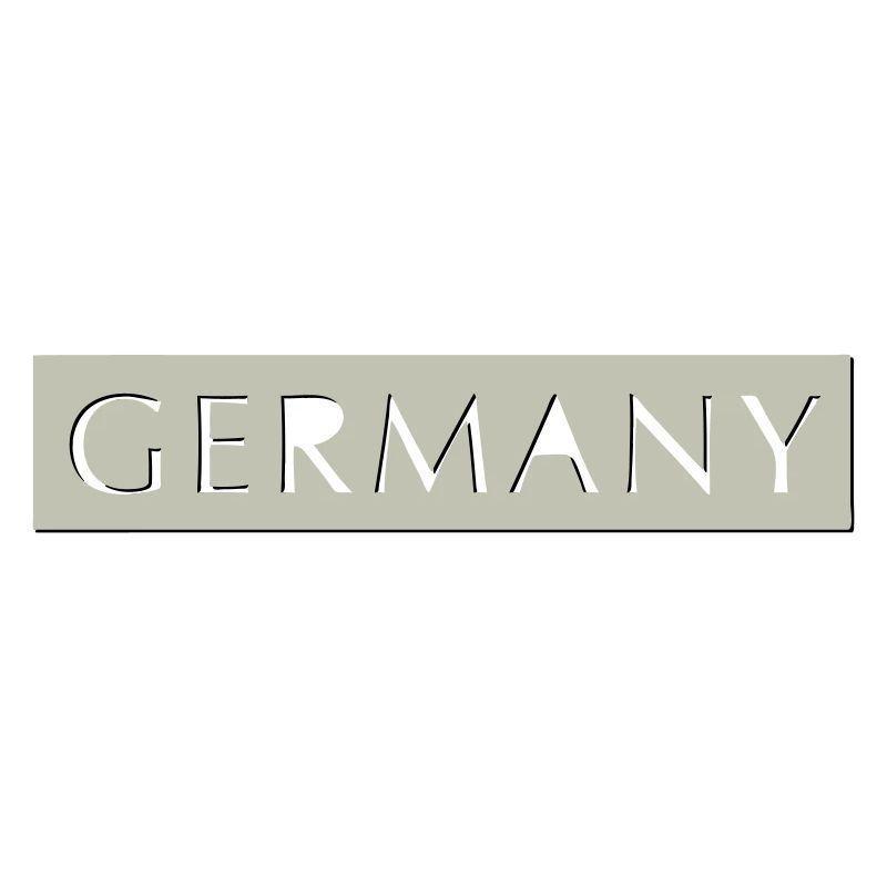 ALLEMAGNE lettré perforé | Graphique vectoriel