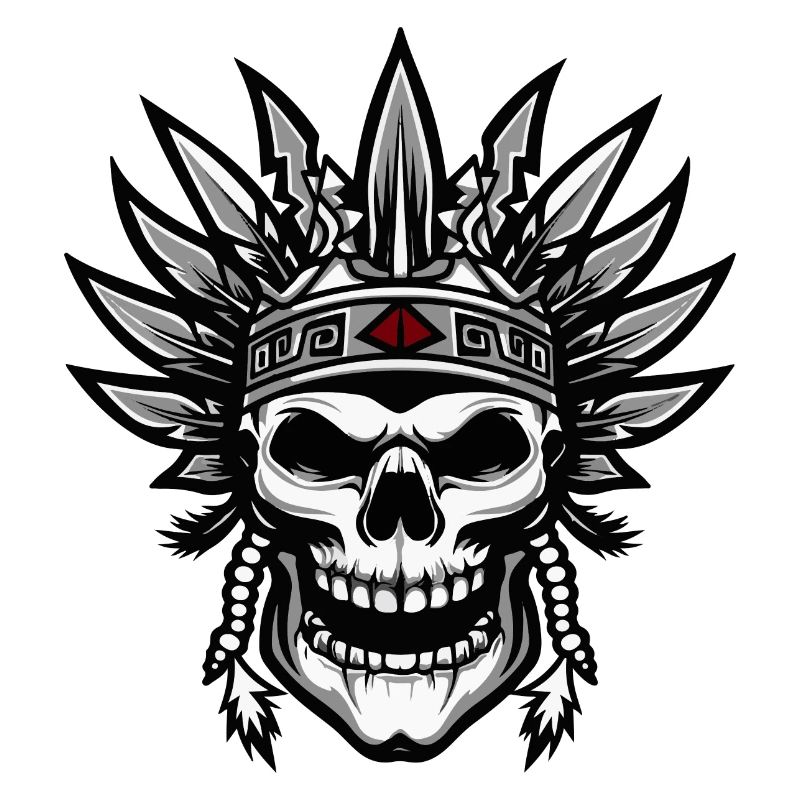 Chef Apache Skull Indien