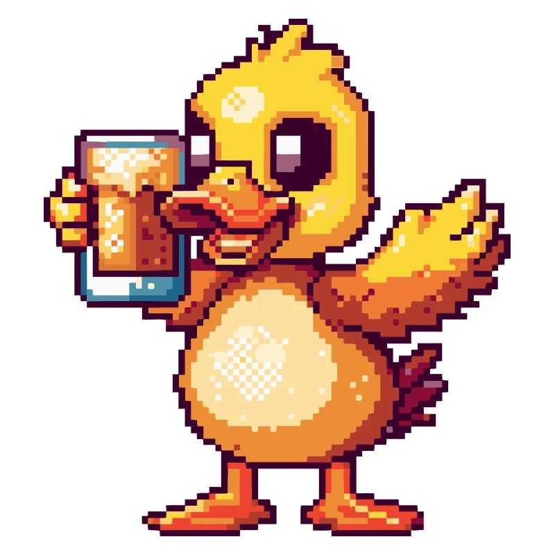 Bière de canard Pixel