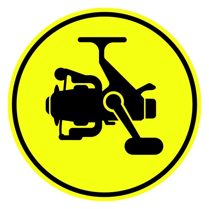 Icône du symbole du moulinet de pêche