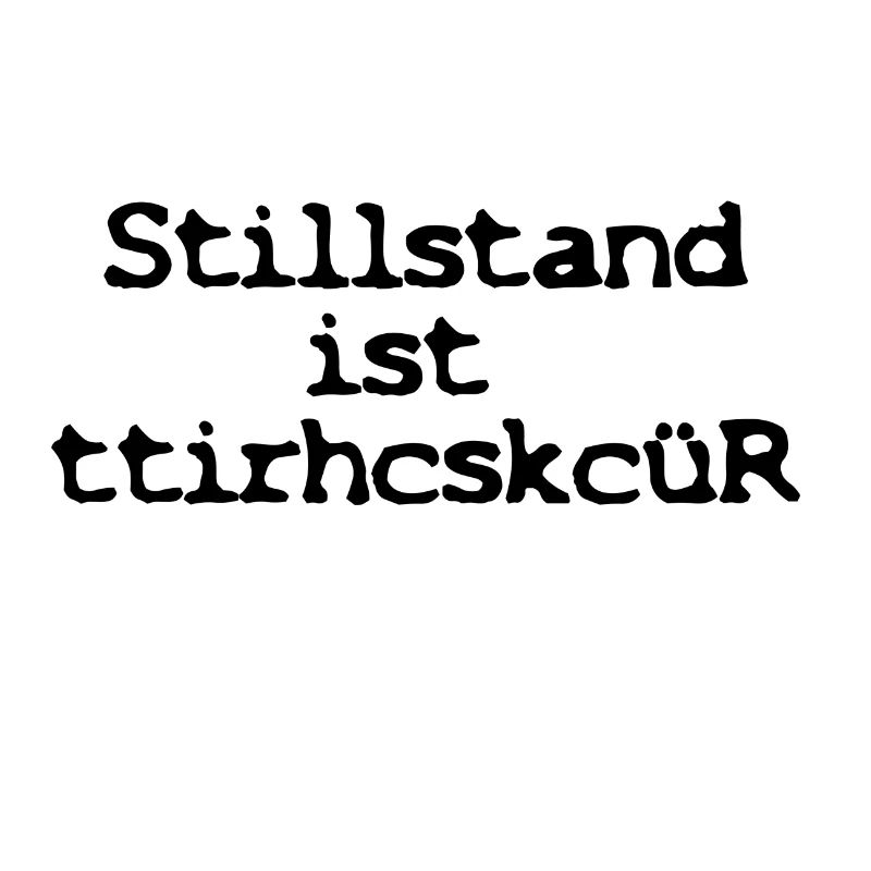 Stagnation means regression