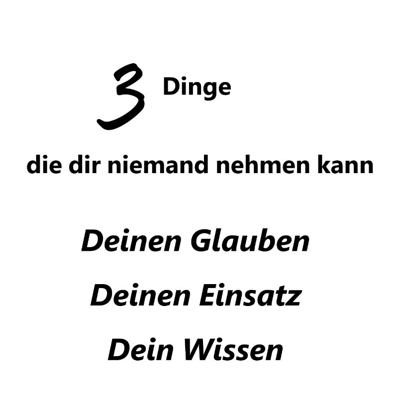 Glaub an dich