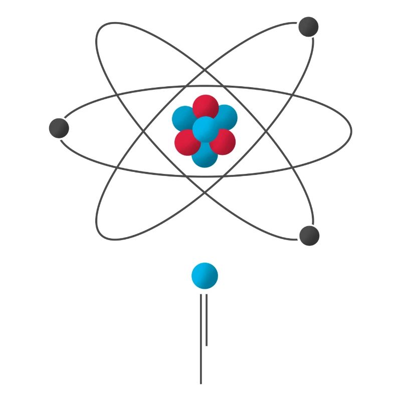 Atom proton neutron electron science elements