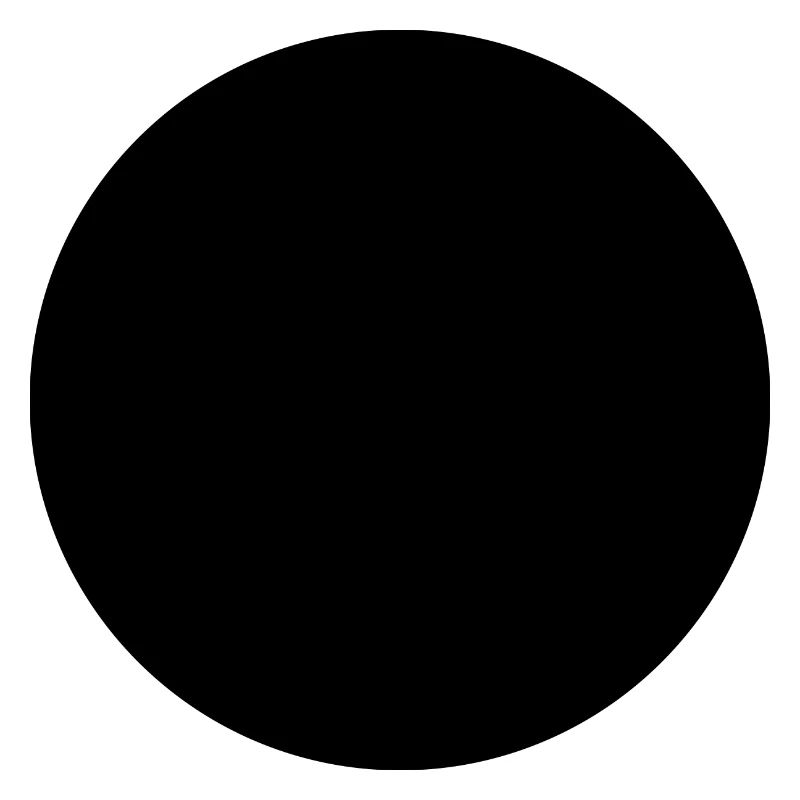 Cercle noir vide