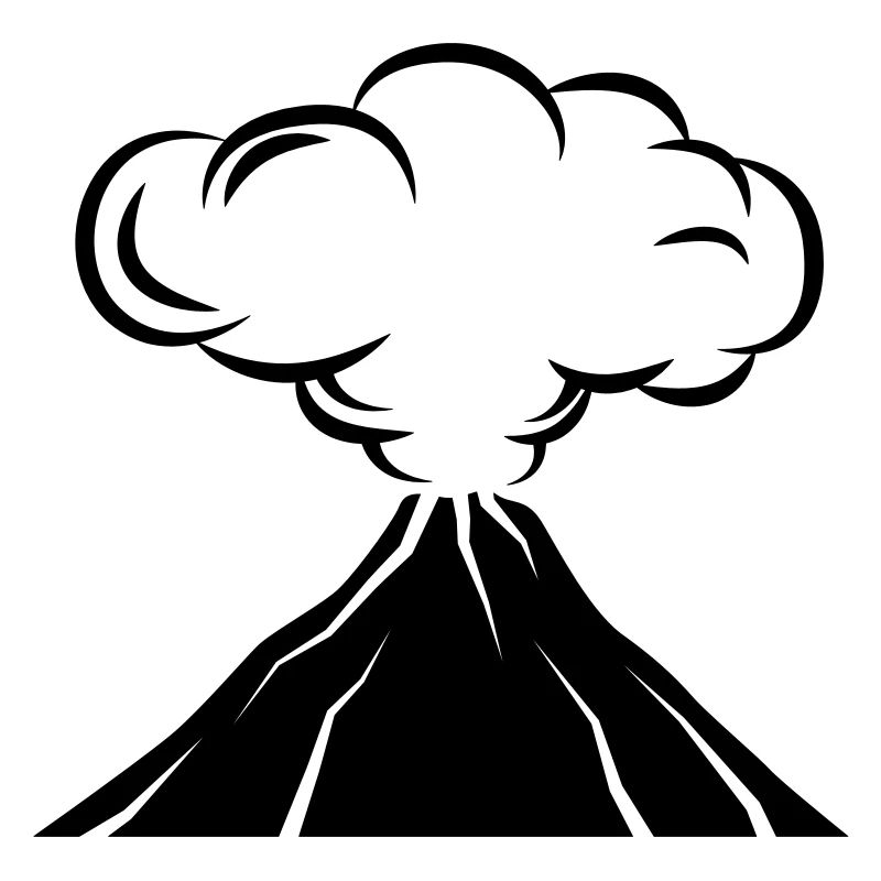 Volcano icon icon