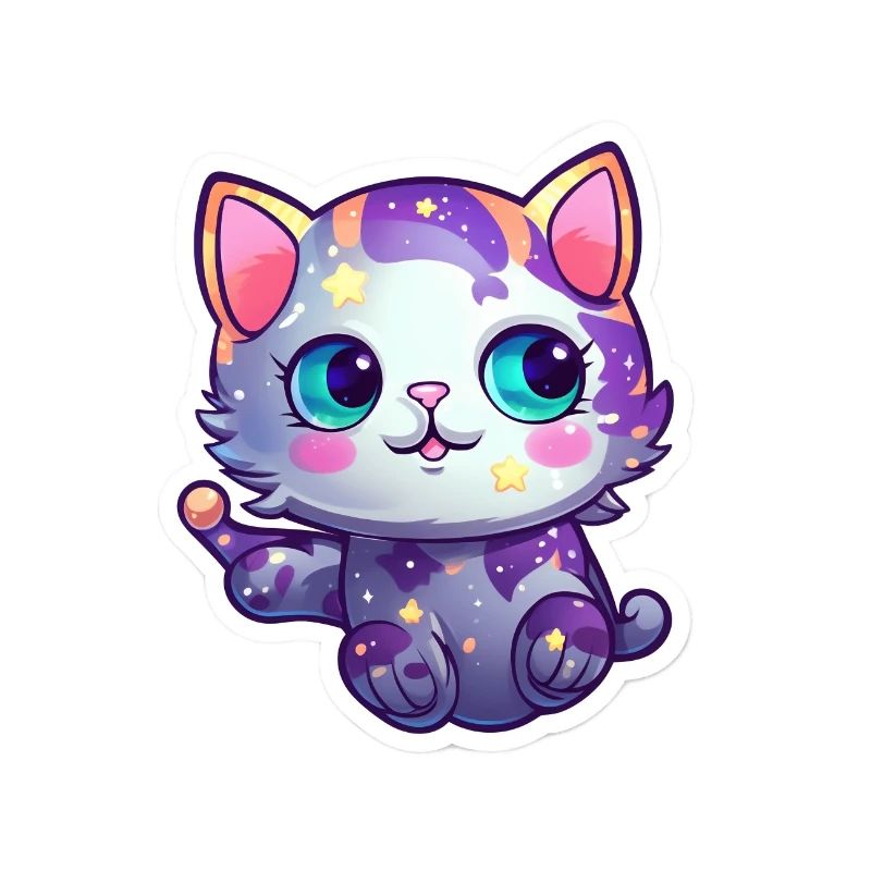 a cute space kitty