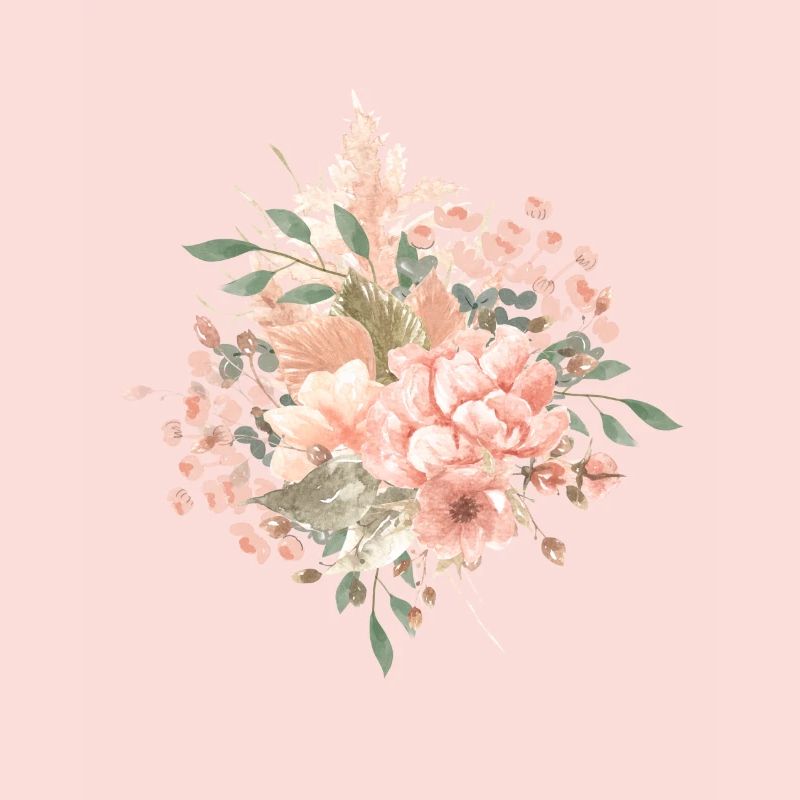 Floral boho style