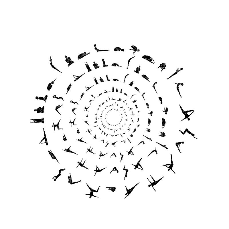Yoga différents exercices