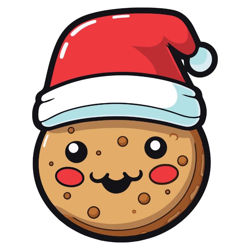 Bande dessinée de Noël biscuit