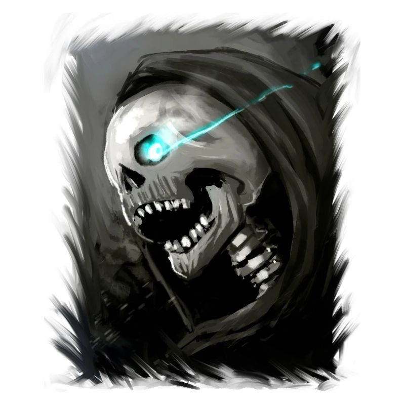 Totenkopf Halloween Tot Grim Reaper Sensenmann