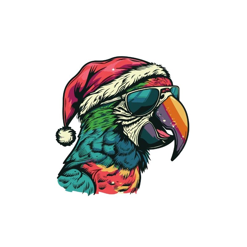 Papagai Noël drôle
