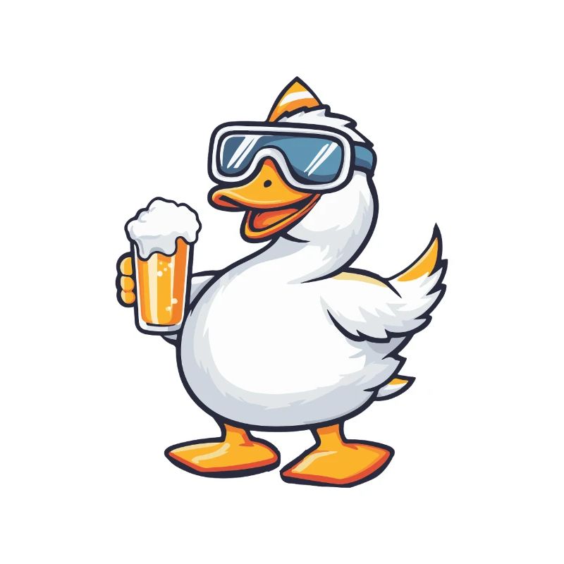 Goose Après Ski Beer Comic