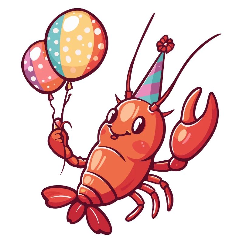 Hummer Krebs Geburtstag Comic