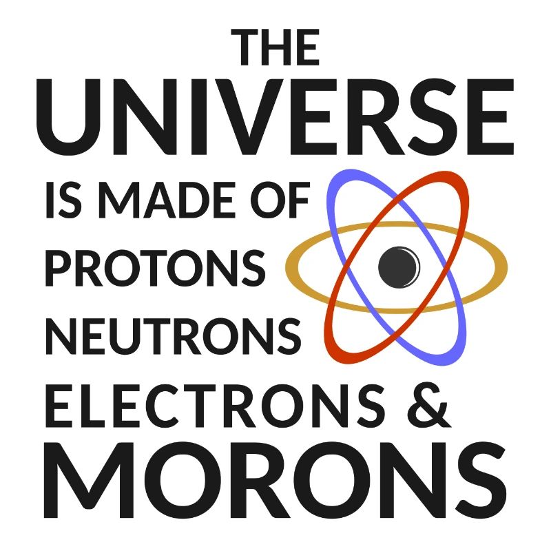 L'univers est constitué d'électrons neutrons protons