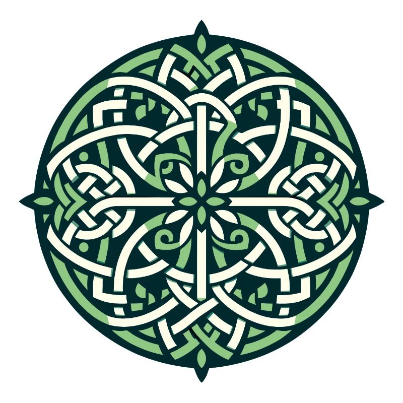 Entrelacs celtiques éternels Mandala Art 1